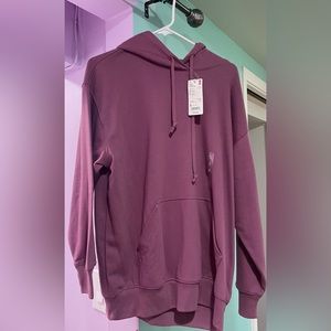 NWT purple long sleeve pullover hoodie.